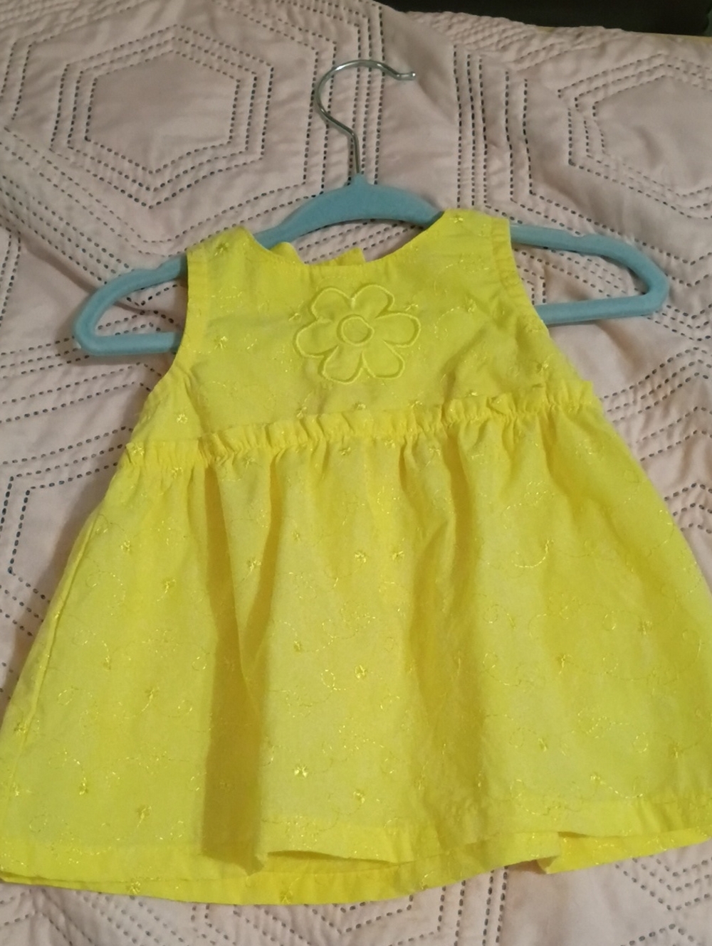 Penelope Mack Yellow Floral  Dress 3-6 Months